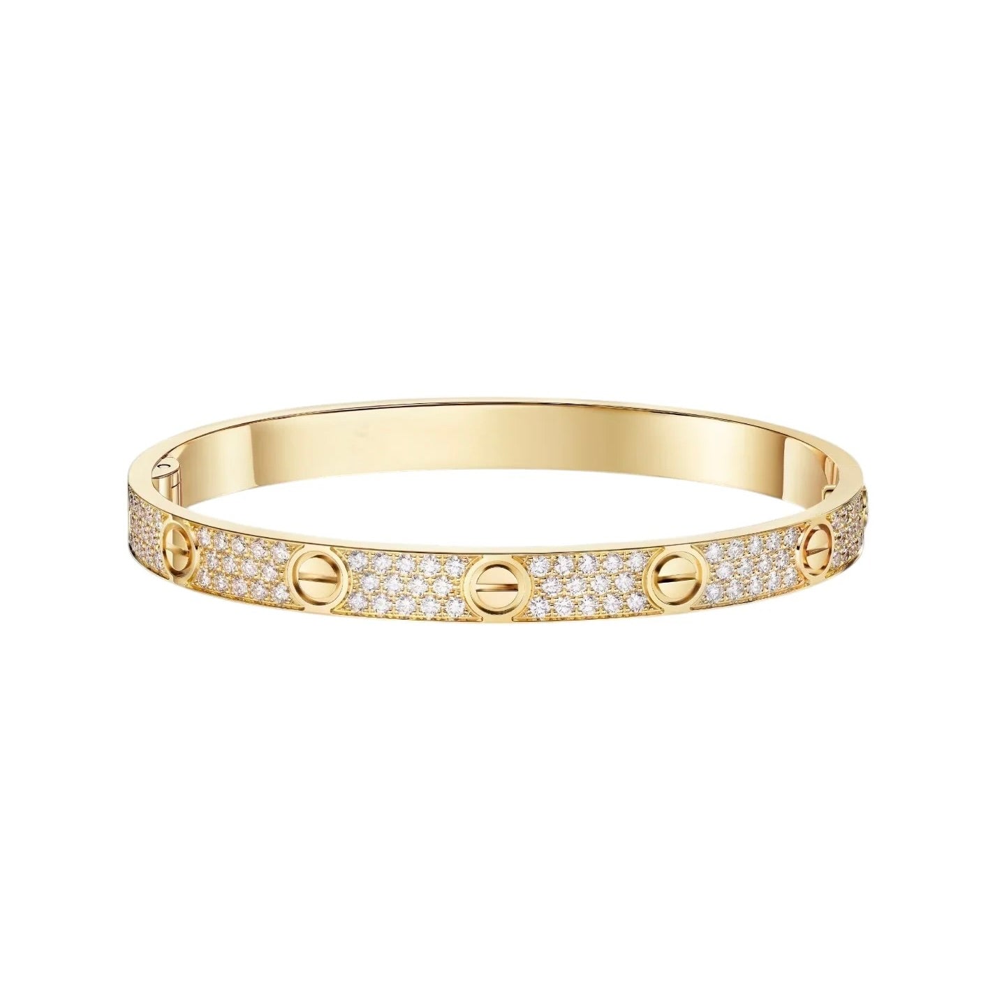[Dawnora Jewelry]LOVE BRACELET 6.1MM DIAMOND-PAVED