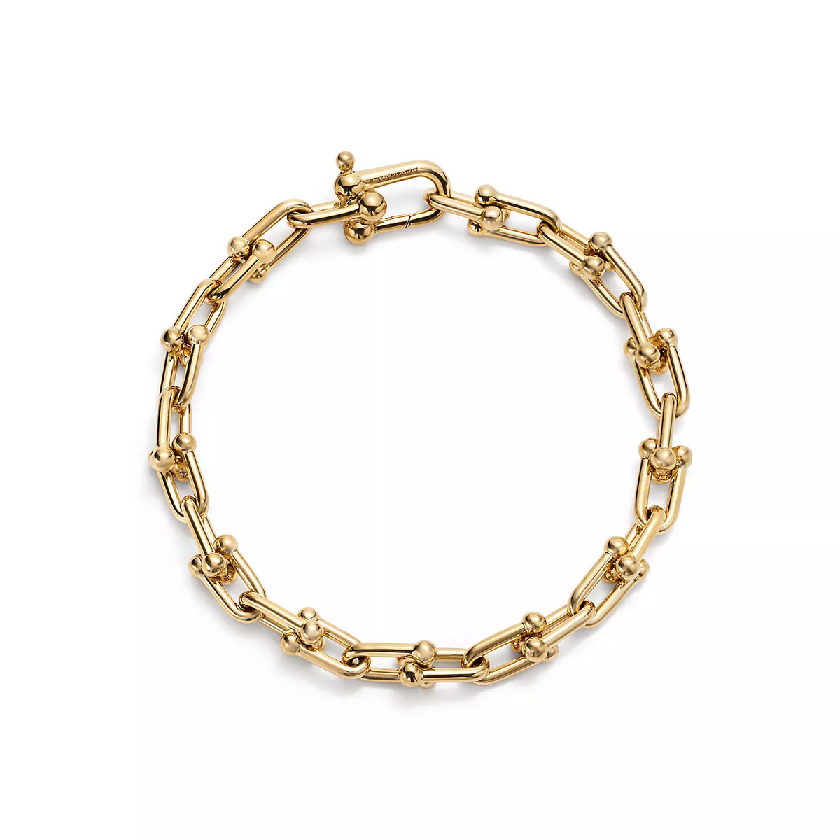 [Dawnora Jewelry]HARDWEAR SMALL LINK 26 MOTIF GOLD BRACELET