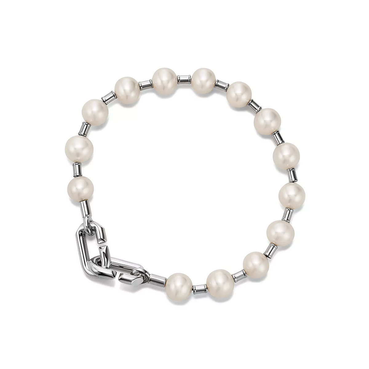 [Dawnora Jewelry]PEARL 7-8MM SILVER BRACELET