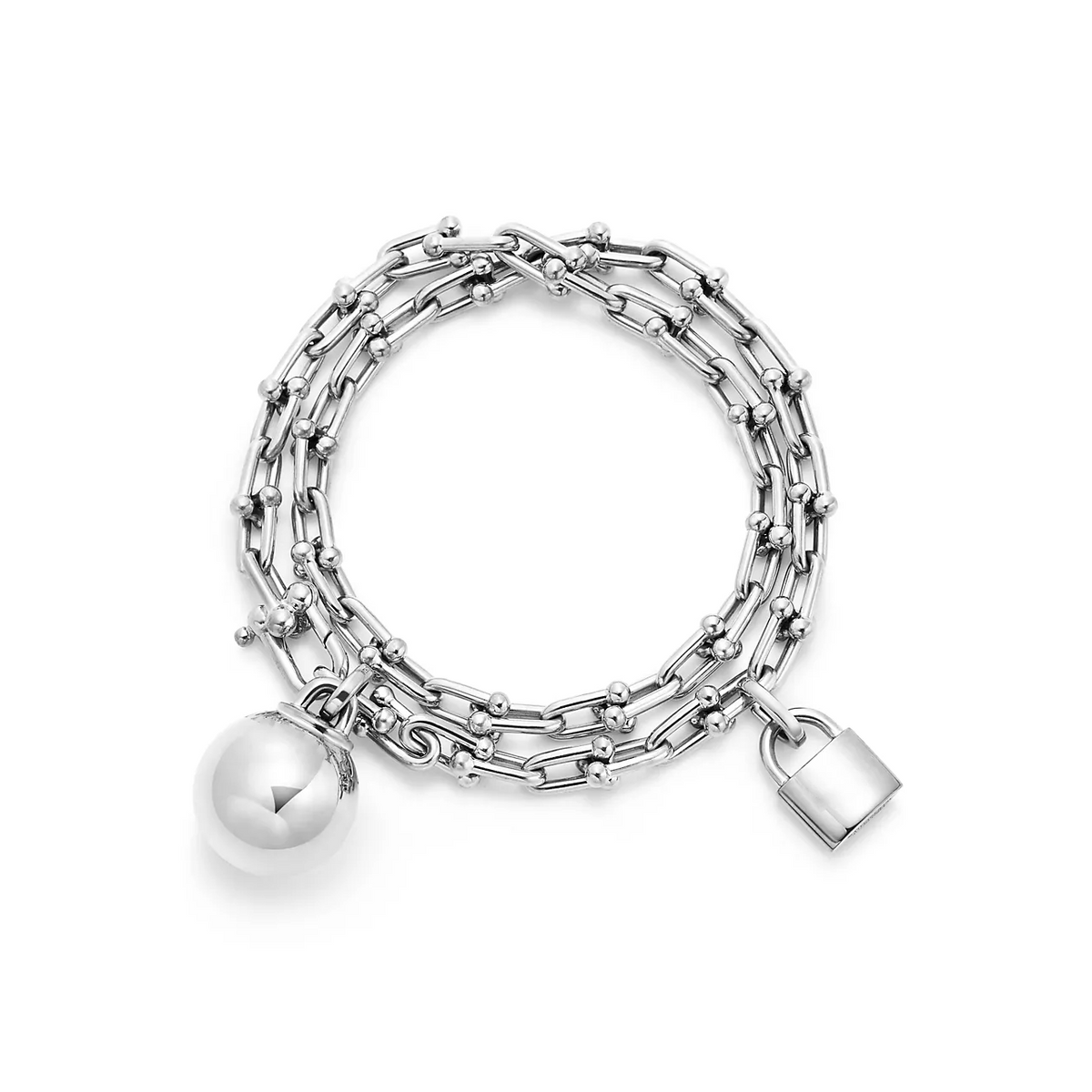 [Dawnora Jewelry]HARDWEAR SMALL WRAP SILVER BRACELET