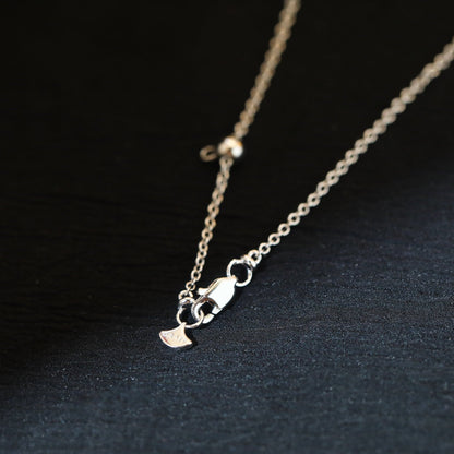 [Dawnora Jewelry]]wild flower diamond line pendant