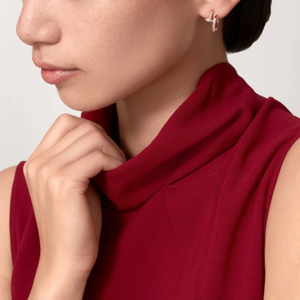 [Dawnora Jewelry]JUSTE FULL DIAMOND SMALL EARRINGS
