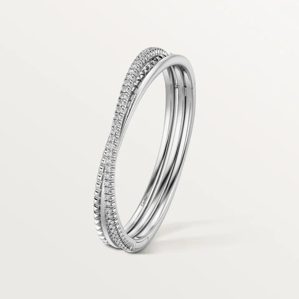 [Dawnora Jewelry]ETINCELLE HALF-PAVED DIAMOND BRACELET