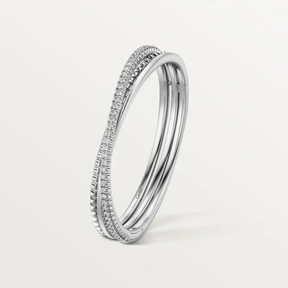 [Dawnora Jewelry]ETINCELLE HALF-PAVED DIAMOND BRACELET