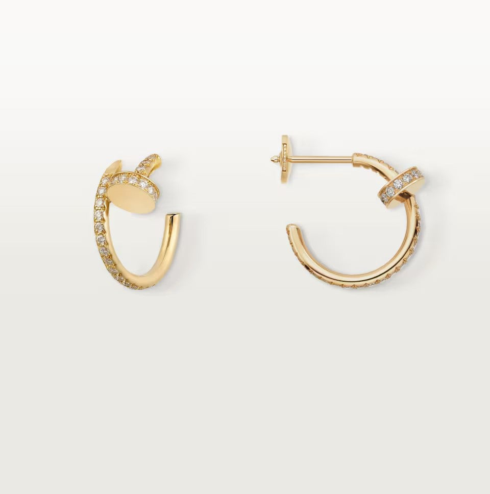 [Dawnora Jewelry]JUSTE FULL DIAMOND SMALL EARRINGS