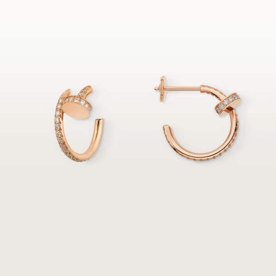 [Dawnora Jewelry]JUSTE FULL DIAMOND SMALL EARRINGS