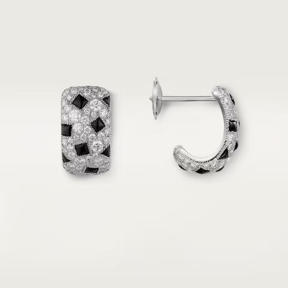 [Dawnora Jewelry]PANTHERE MINI FULL DIAMOND EARRINGS