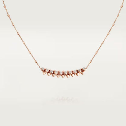 [Dawnora Jewelry]CLASH  MEDIUM DIAMOND NECKLACE