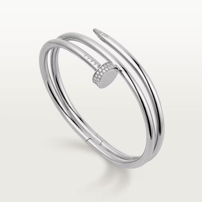 [Dawnora Jewelry]JUSTE BRACELET 3.5MM DOUBLE ROW DIAMOND