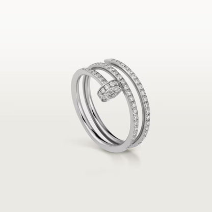 [Dawnora Jewelry]JUSTE RING 4.8MM FULL DIAMOND