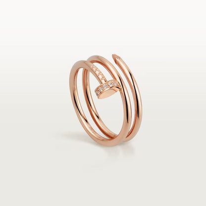 [Dawnora Jewelry]JUSTE RING 4.8MM HALF DIAMOND