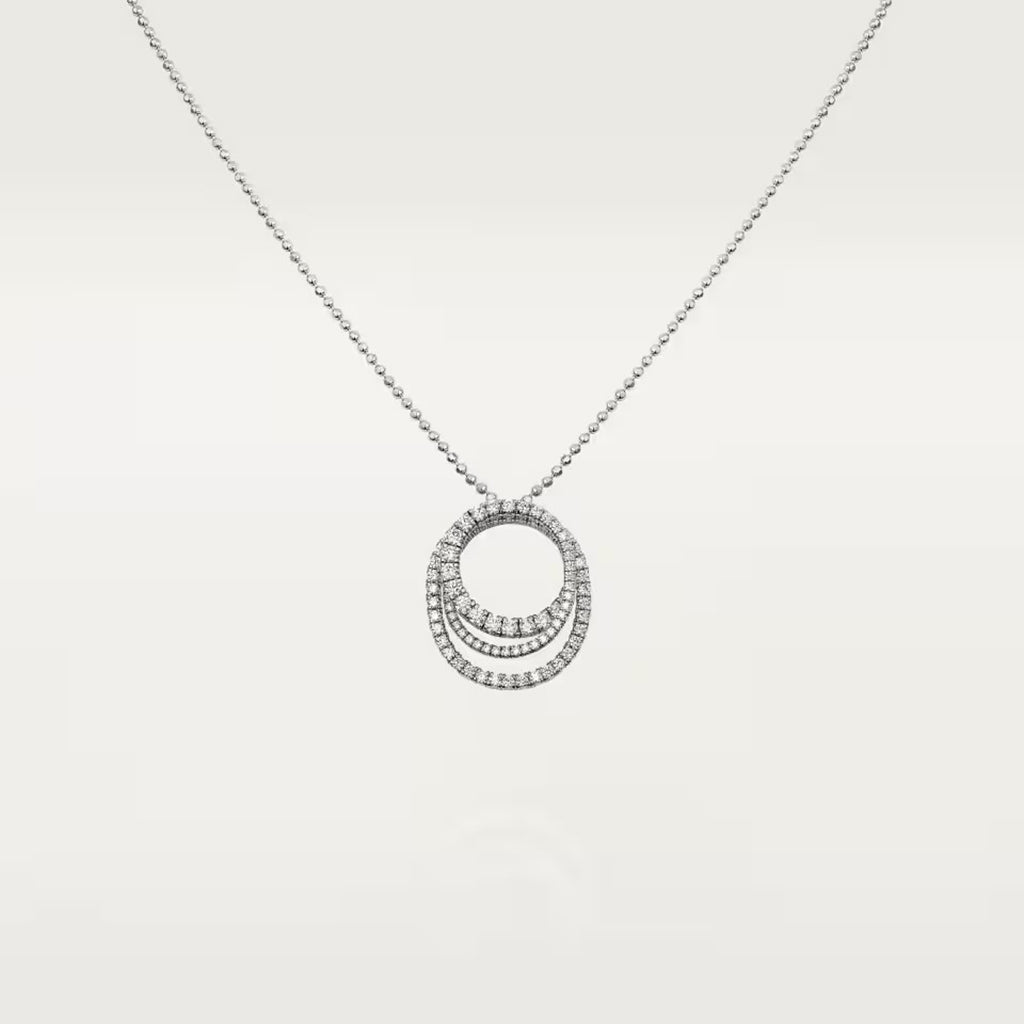 [Dawnora Jewelry]ETINCELLE  FULL DIAMOND NECKLACE
