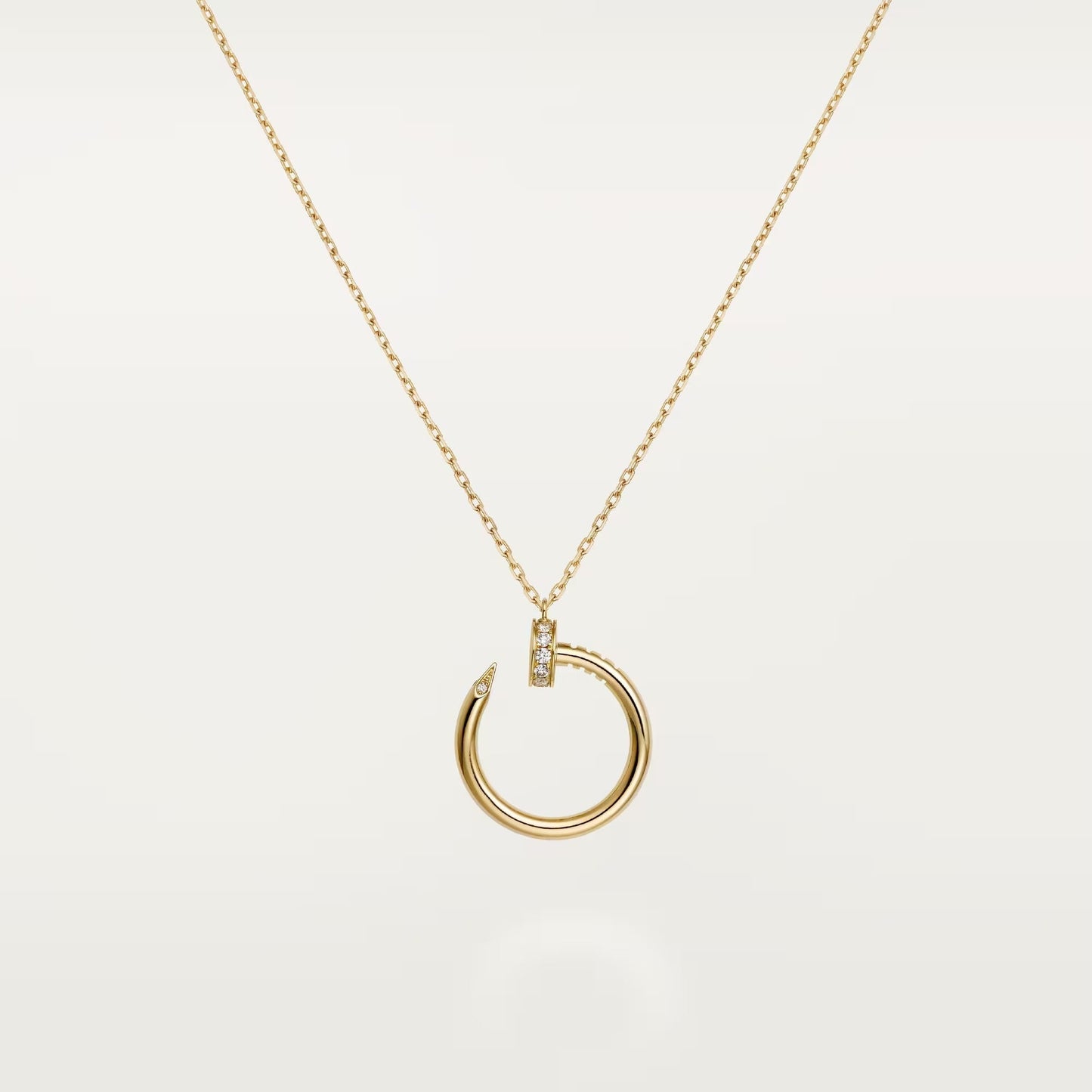 [Dawnora Jewelry]JUSTE NECKLACE HALF DIAMOND
