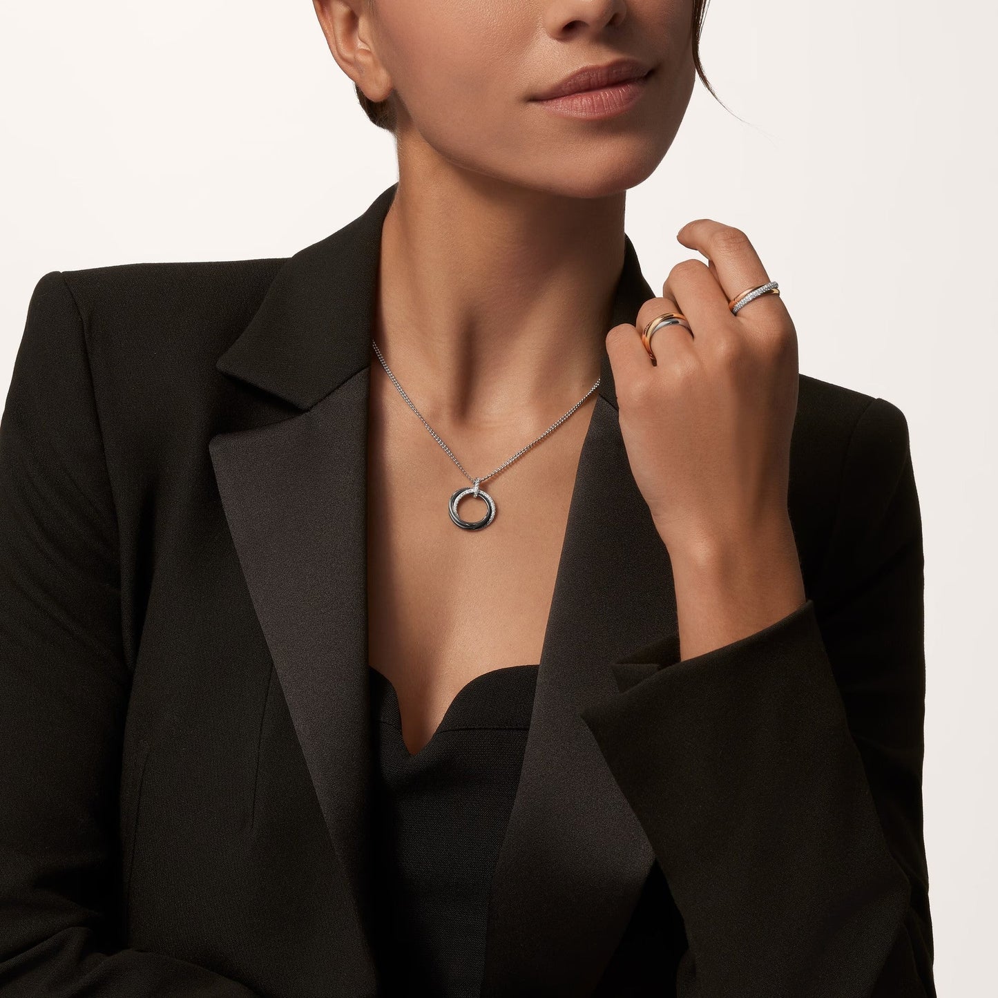 [Dawnora Jewelry]TRINITY CERAMIC NECKLACE