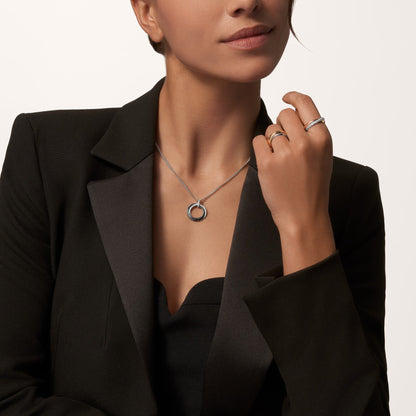 [Dawnora Jewelry]TRINITY CERAMIC NECKLACE
