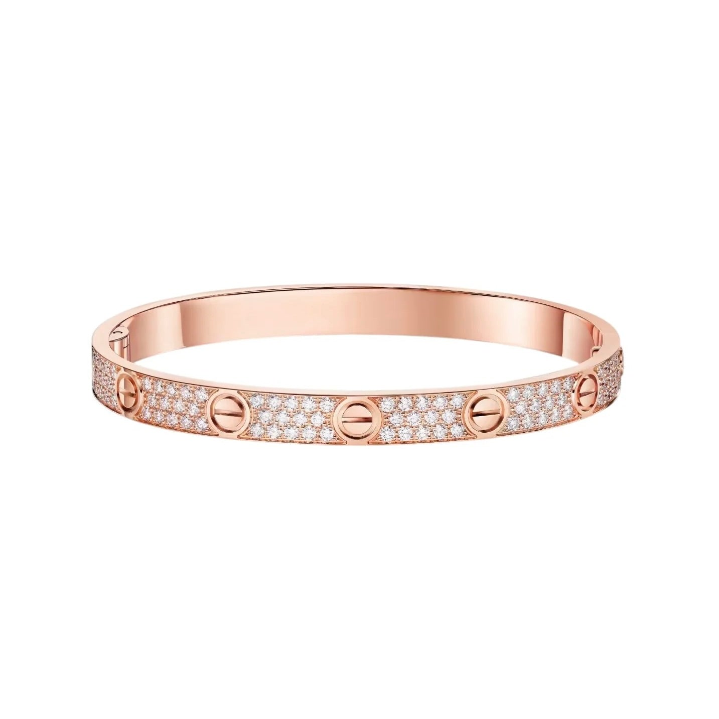 [Dawnora Jewelry]LOVE BRACELET 6.1MM DIAMOND-PAVED