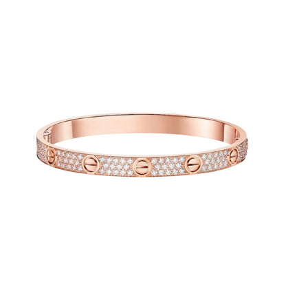 [Dawnora Jewelry]LOVE BRACELET 6.1MM DIAMOND-PAVED