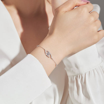 [Dawnora Jewelry]Lucky Eye Pave-Set Diamond Bracelet