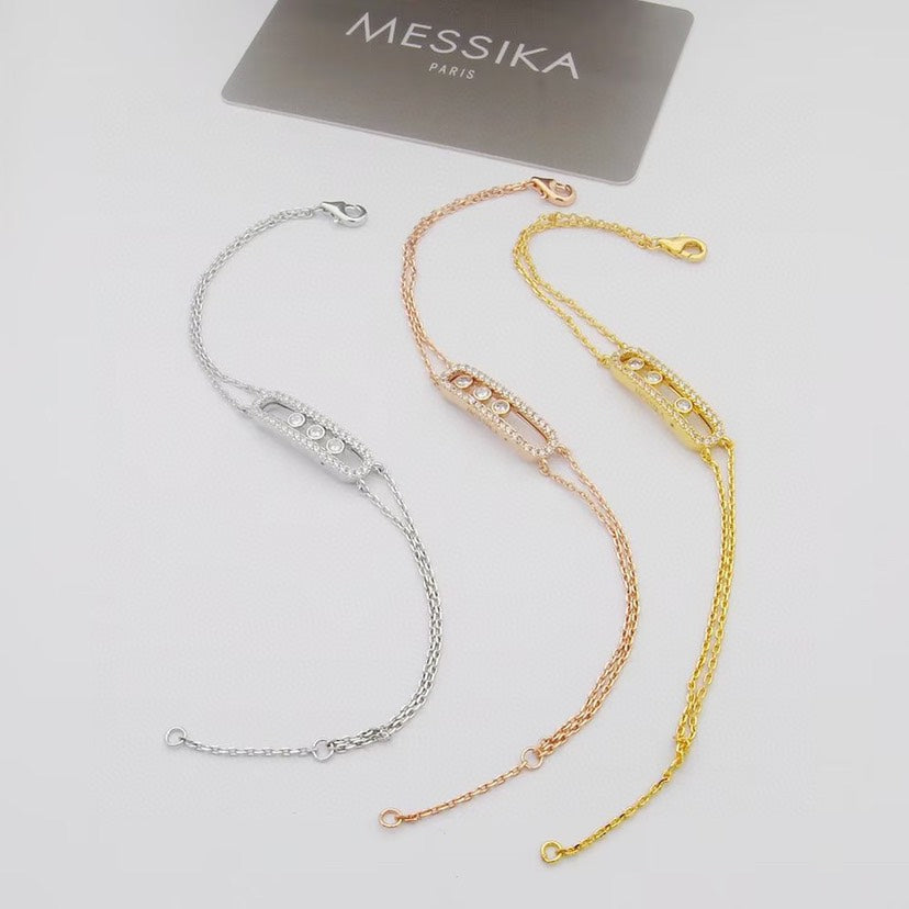 [Dawnora Jewelry] Move Classique pavé bracelet
