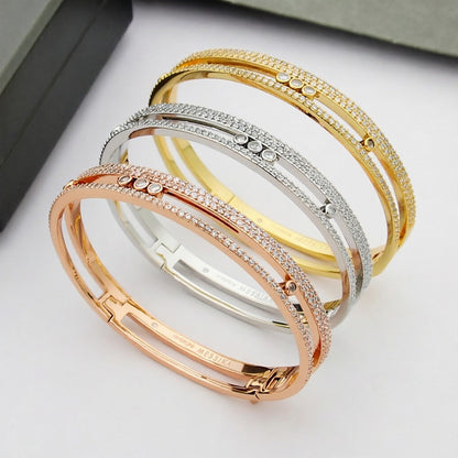 [Dawnora Jewelry]Move Romane pavé bangle