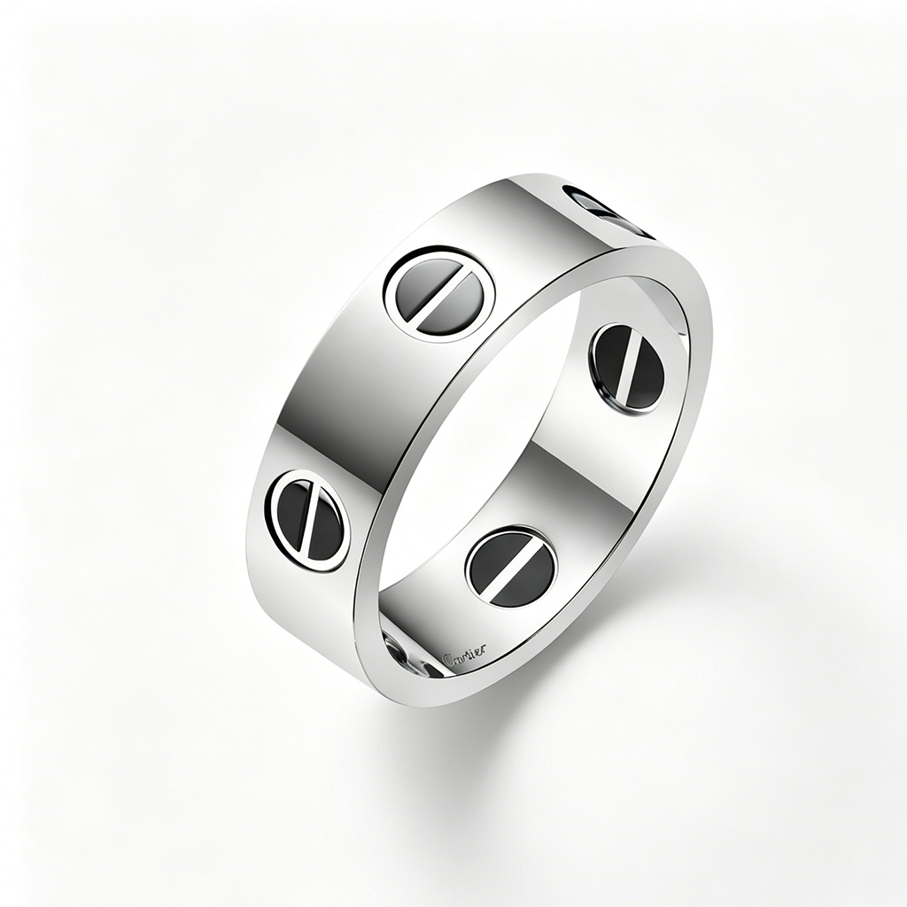 [Dawnora Jewelry]LOVE RING 5.5MM NO DIAMONDS  CERAMIC