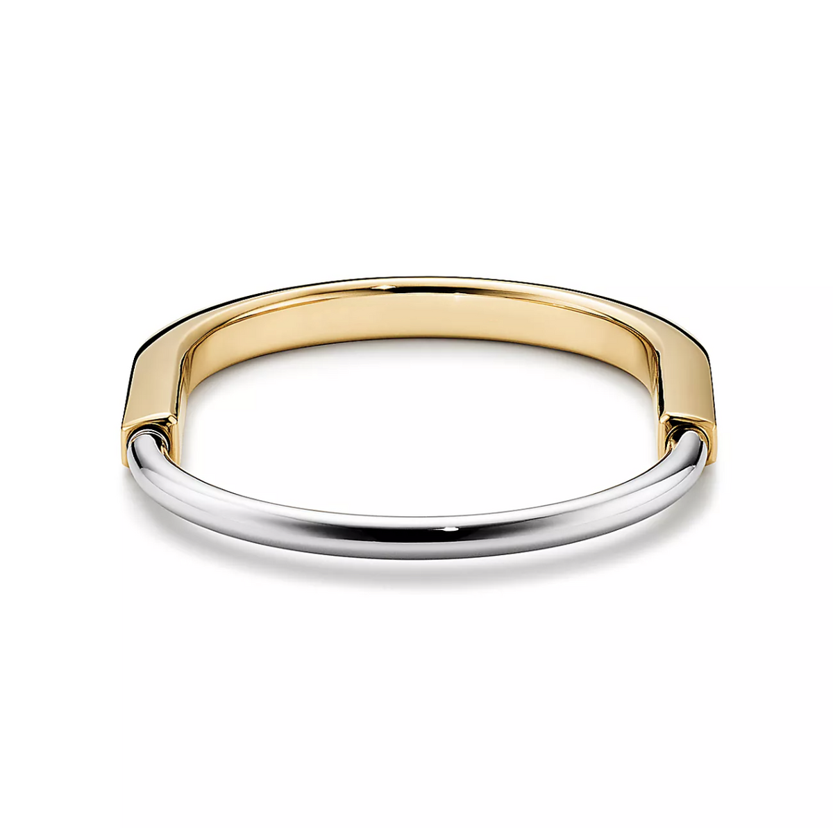 [Dawnora Jewelry]LOCK BRACELET YELLOW AND WHITE GOLD