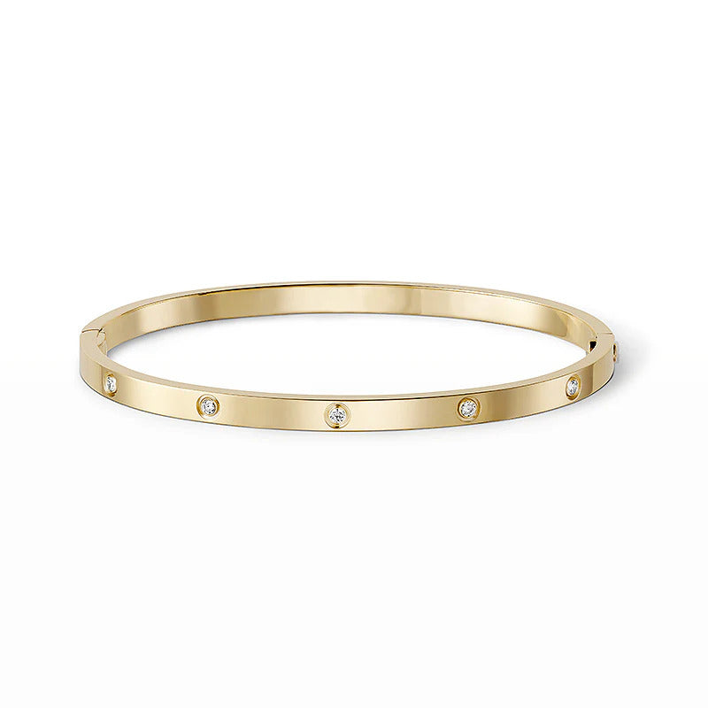 [Dawnora Jewelry]LOVE BRACELET 3.65MM 10 DIAMONDS