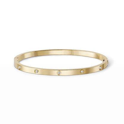 [Dawnora Jewelry]LOVE BRACELET 3.65MM 10 DIAMONDS