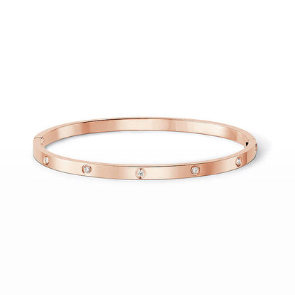[Dawnora Jewelry]LOVE BRACELET 3.65MM 10 DIAMONDS
