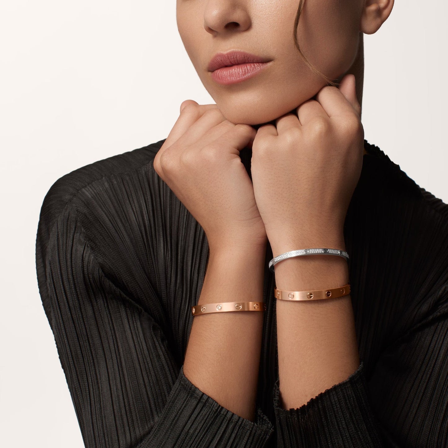 [Dawnora Jewelry]LOVE BRACELET 6.1MM BRUSHED