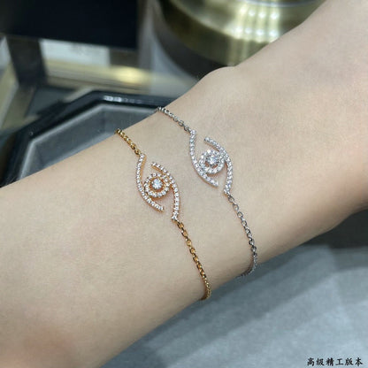 [Dawnora Jewelry]Lucky Eye Pave-Set Diamond Bracelet
