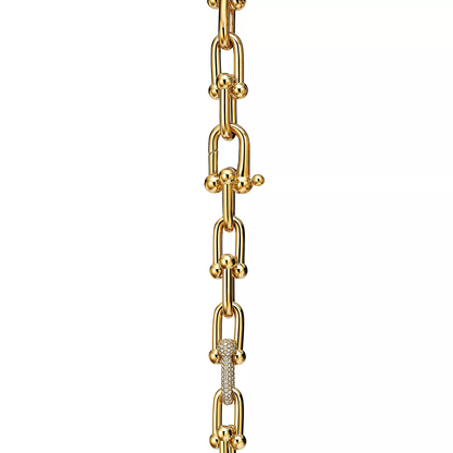 [Dawnora Jewelry]HARDWEAR LARGE LINK GOLD DIAMOND BRACELET