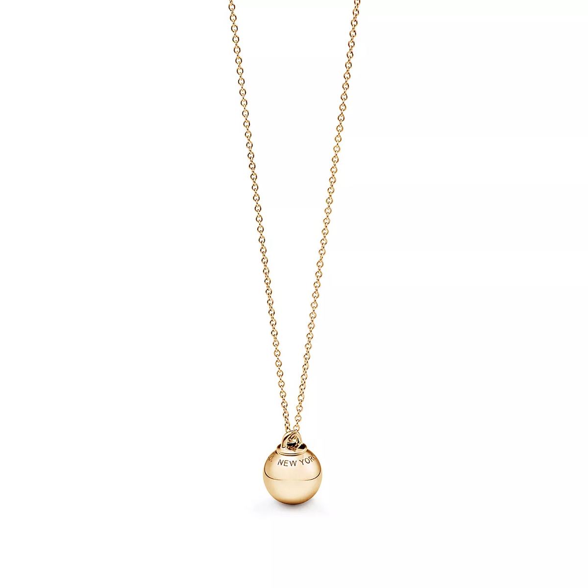 [Dawnora Jewelry]BALL PENDANT 12.75MM NECKLACE