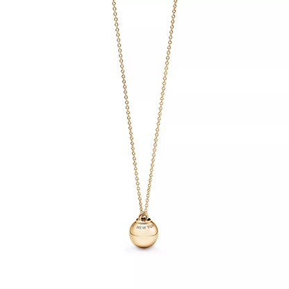 [Dawnora Jewelry]BALL PENDANT 12.75MM NECKLACE