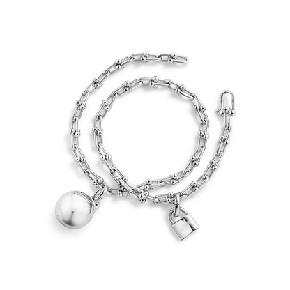 [Dawnora Jewelry]HARDWEAR SMALL WRAP SILVER BRACELET
