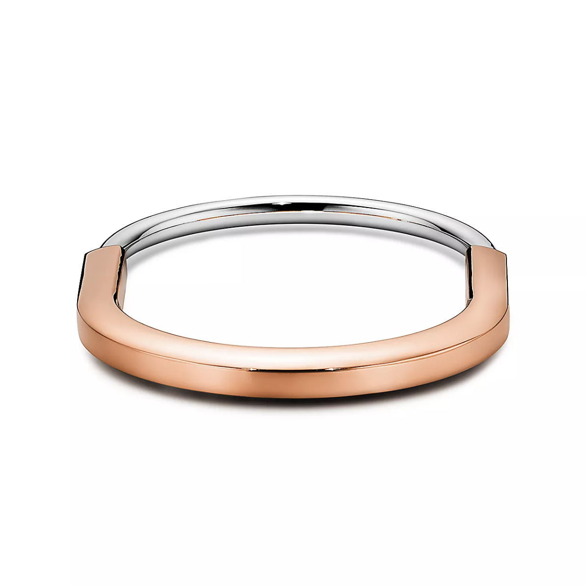 [Dawnora Jewelry]LOCK BRACELET ROSE AND WHITE GOLD