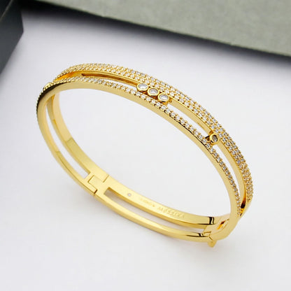 [Dawnora Jewelry]Move Romane pavé bangle