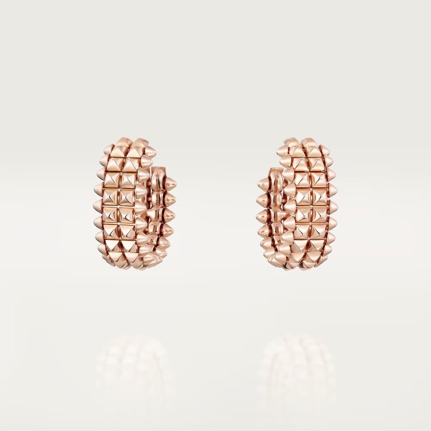 [Dawnora Jewelry]CLASH 9.2MM DOUBLE ROW EARRINGS