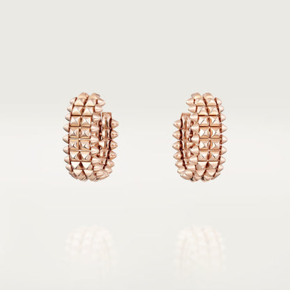 [Dawnora Jewelry]CLASH 9.2MM DOUBLE ROW EARRINGS