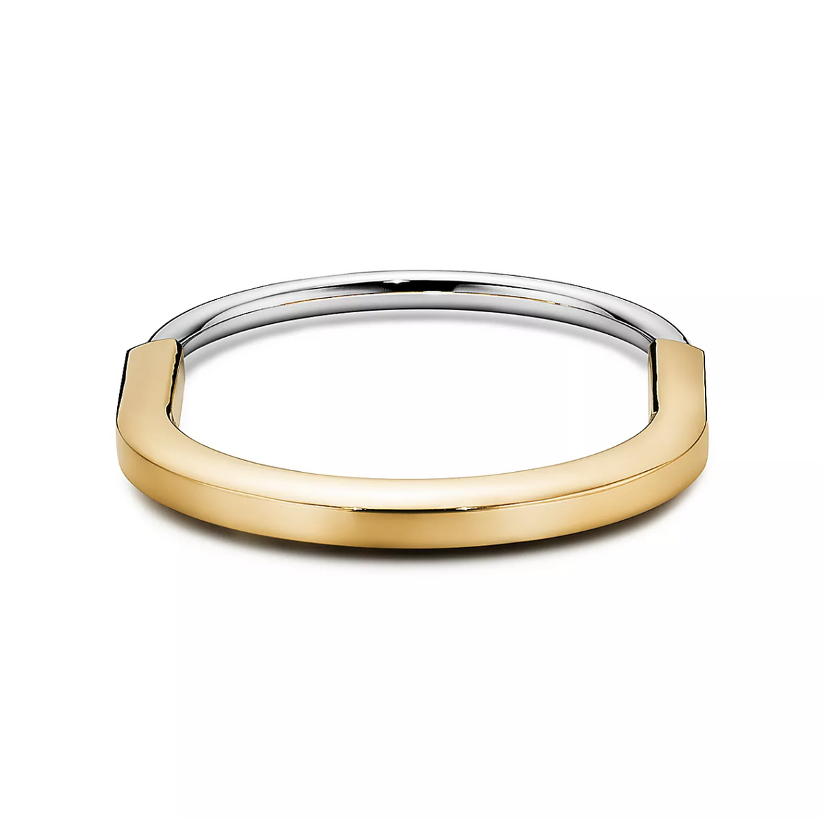 [Dawnora Jewelry]LOCK BRACELET YELLOW AND WHITE GOLD