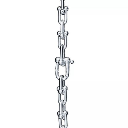 [Dawnora Jewelry]HARDWEAR SMALL LINK 26 MOTIF SILVER BRACELET
