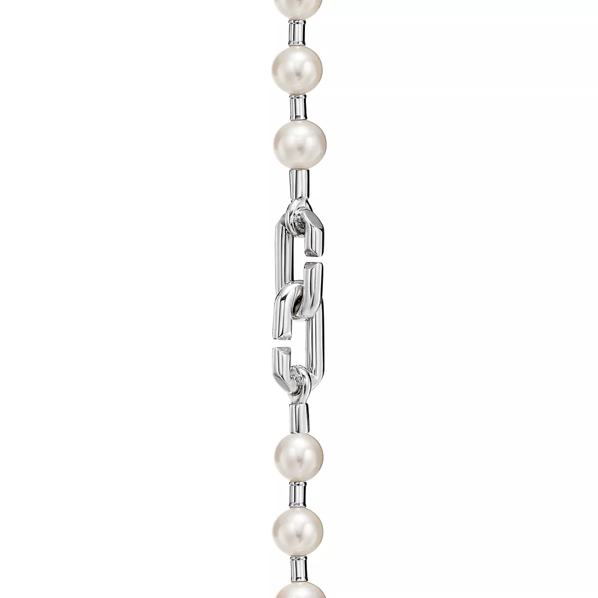 [Dawnora Jewelry]PEARL LOCK SILVER BRACELET