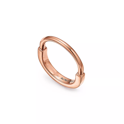 [Dawnora Jewelry]LOCK RING PINK GOLD