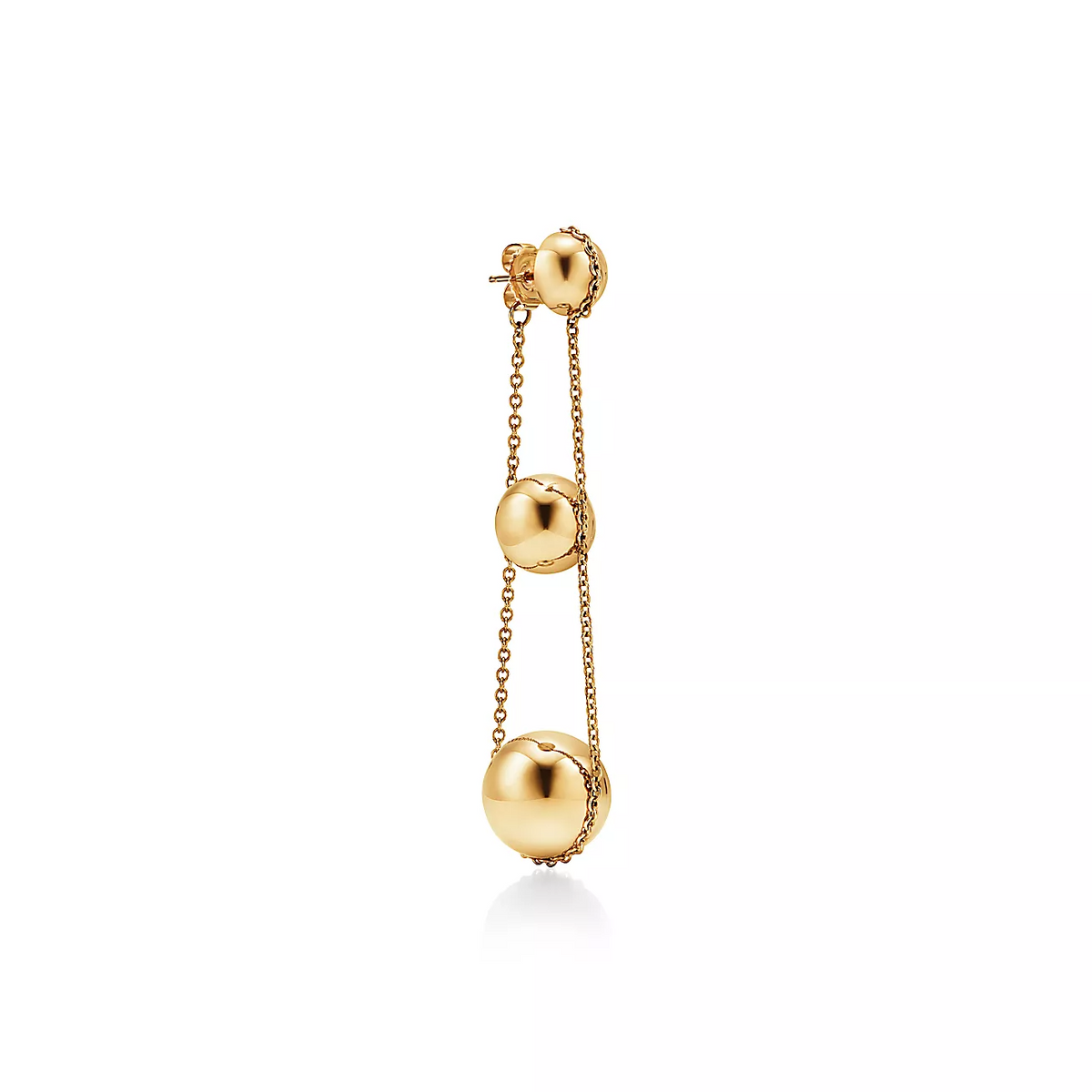 [Dawnora Jewelry]TRIPLE DROP GOLD EARRINGS