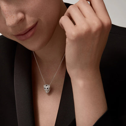[Dawnora Jewelry]PANTHERE FULL DIAMOND NECKLACE