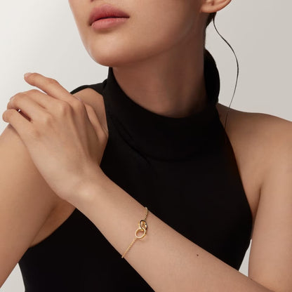 [Dawnora Jewelry]LOVE BRACELET DOUBLE RING