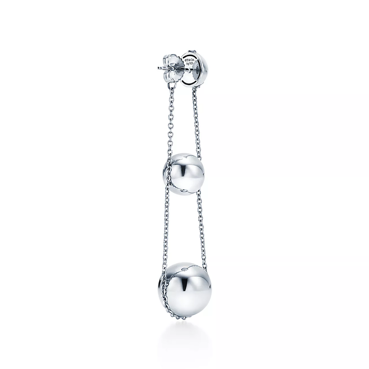 [Dawnora Jewelry]TRIPLE DROP SILVER EARRINGS