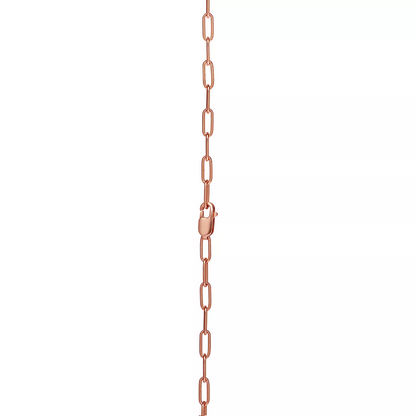 [Dawnora Jewelry]LOCK MEDIUM PENDANT PINK DIAMOND PINK GOLD NECKLACE