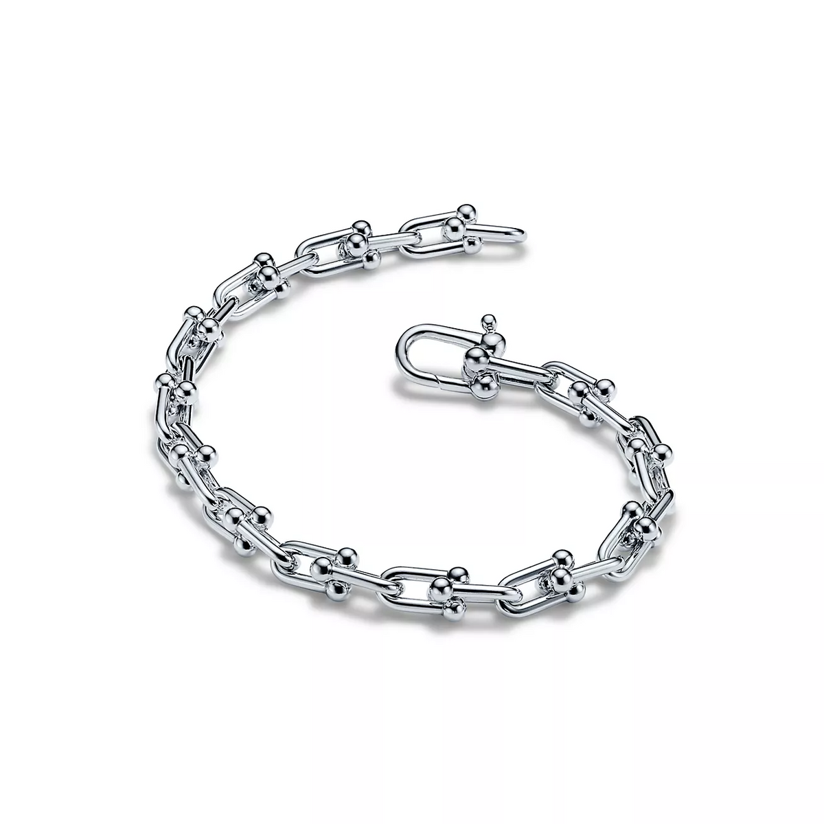 [Dawnora Jewelry]HARDWEAR SMALL LINK 26 MOTIF SILVER BRACELET