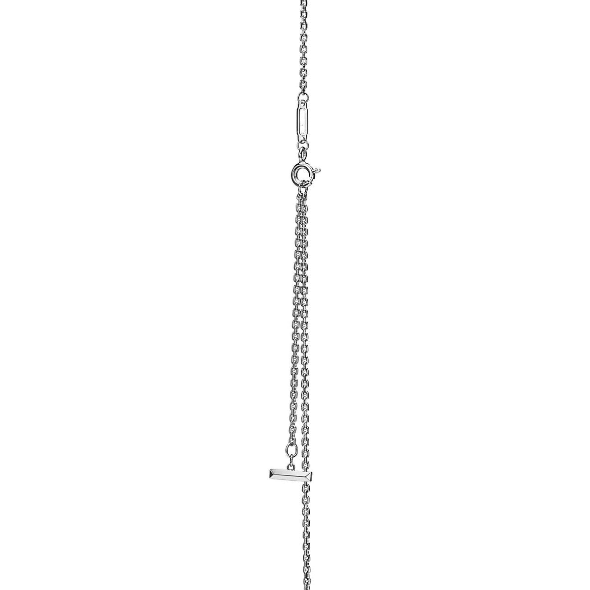 [Dawnora Jewelry]T CIRCLE PENDENT SILVER NECKLACE